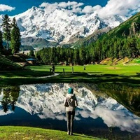 Amazing view of Nanga Parbat- the Killer Mountain- from Fairy Meadows Pakistan